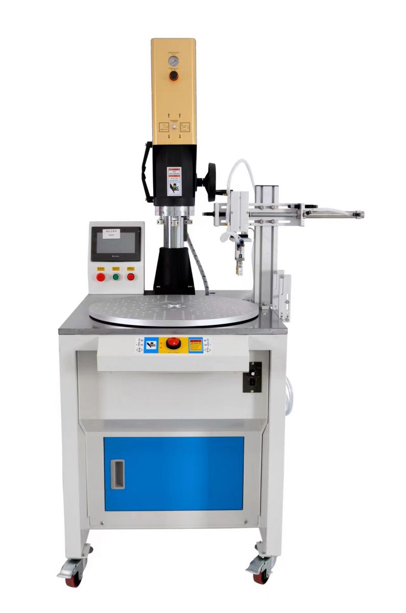 15kHz3200W Rotary Table Ultrasonic Plastic Welding Machine